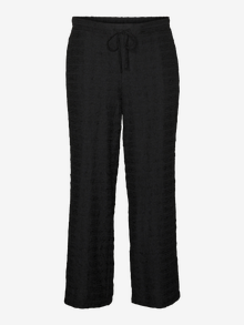 Vero Moda VMCOFINE Mid waist Trousers -Black - 10316430