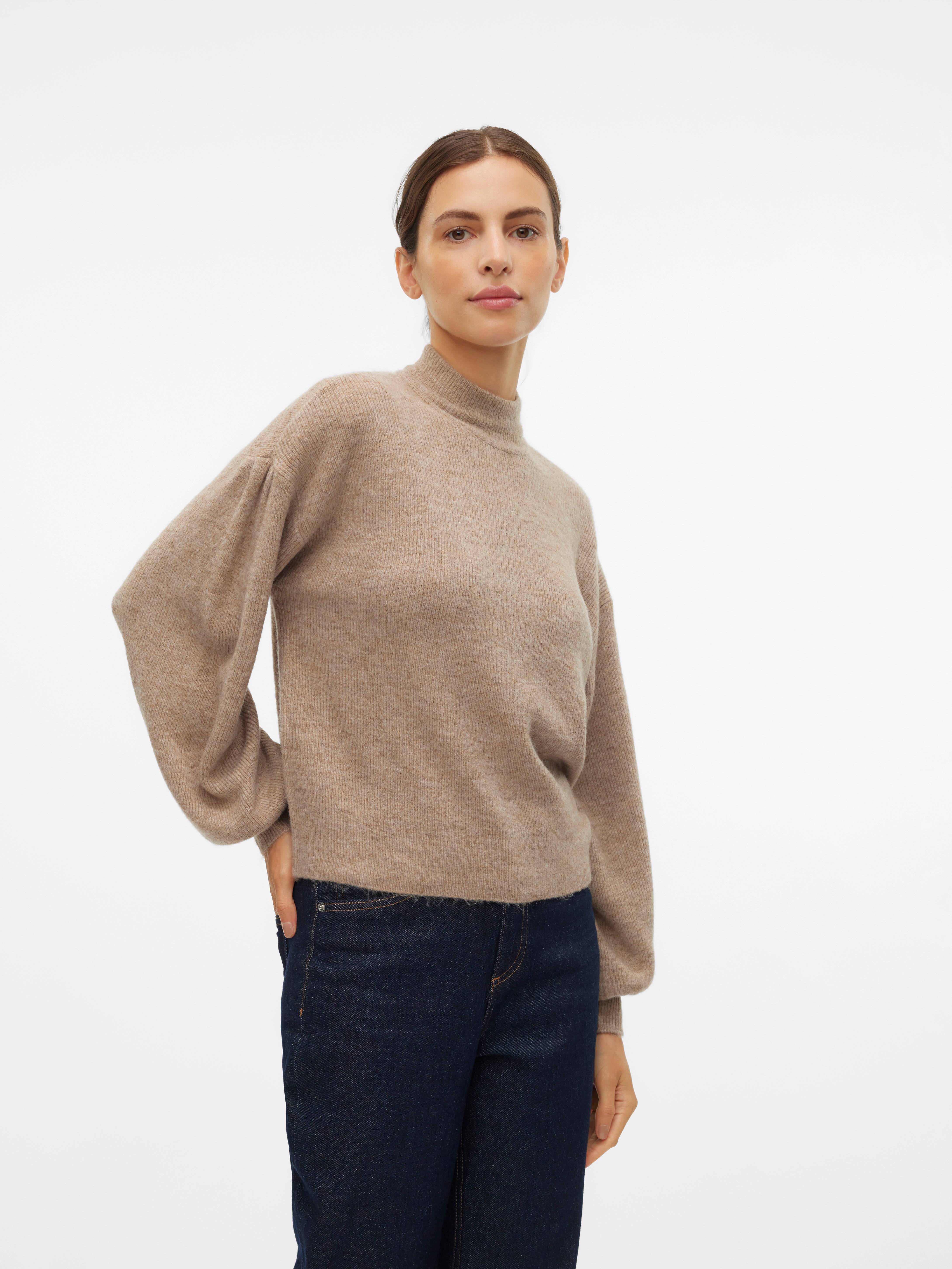 VMNEWRUBELLEFILE Pullover | Hellbraun | Vero Moda®
