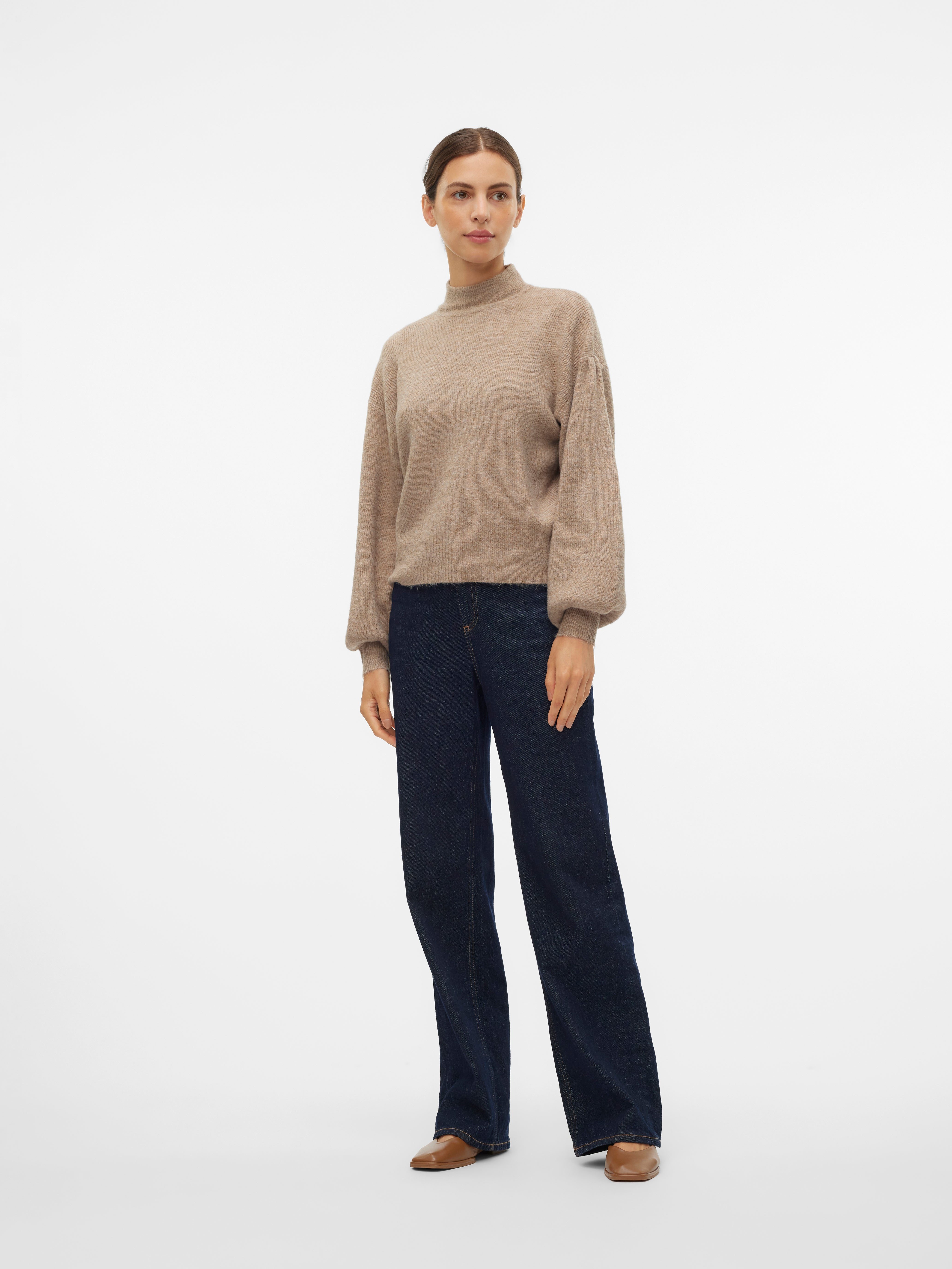 VMNEWRUBELLEFILE Pullover | Hellbraun | Vero Moda®