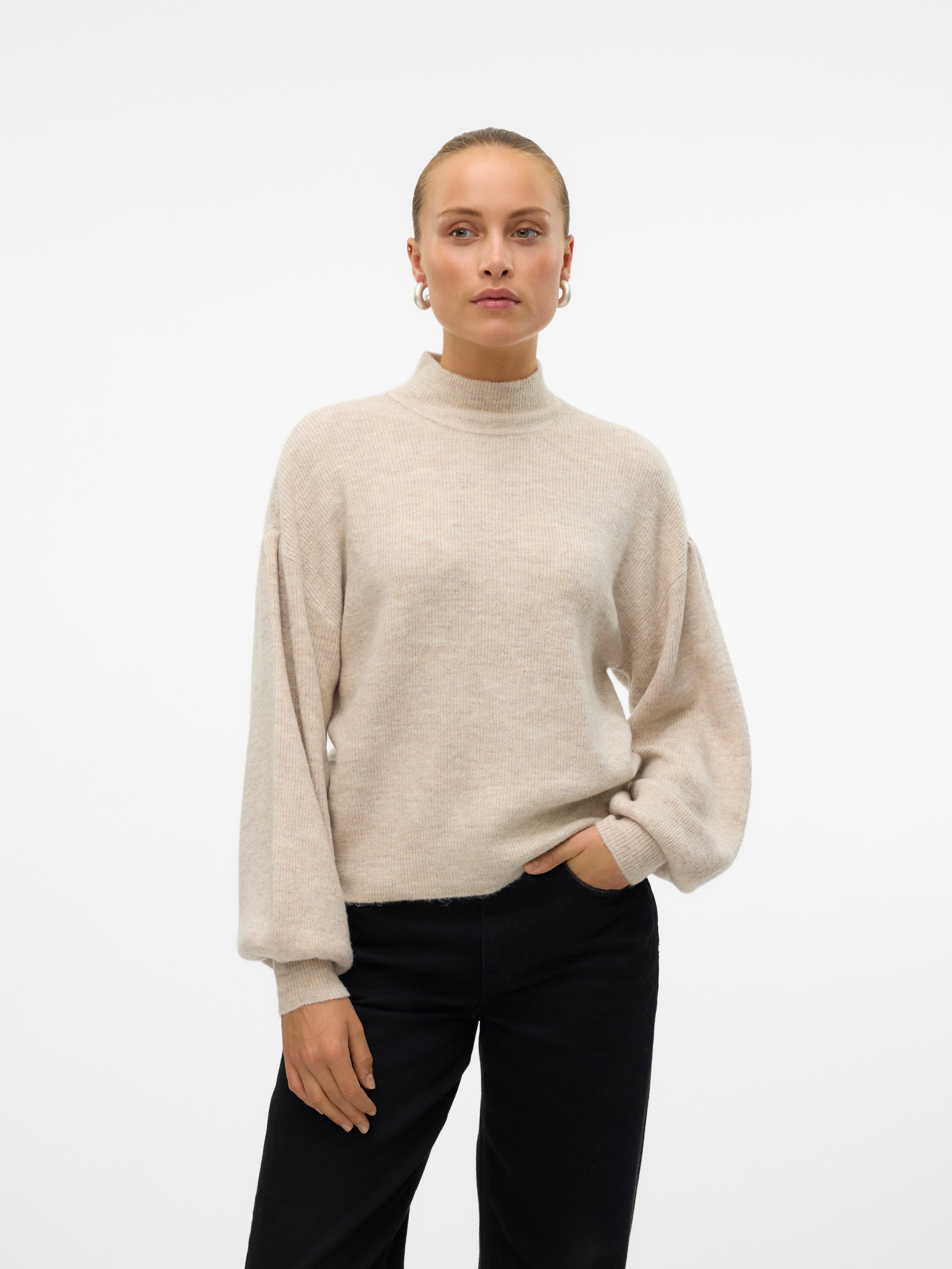 VMNEWRUBELLEFILE Pullover | Hellgrau | Vero Moda®