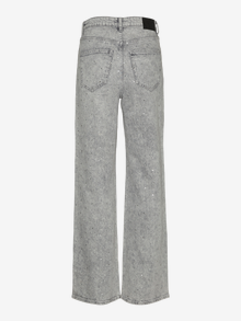 Vero Moda VMTESSA Taille haute Wide Fit Jeans -Medium Grey Denim - 10316541
