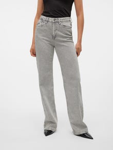 Vero Moda VMTESSA Taille haute Wide Fit Jeans -Medium Grey Denim - 10316541