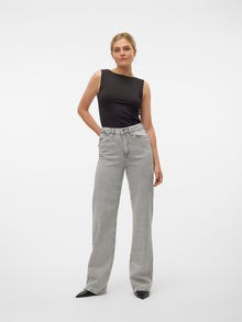 Vero Moda VMTESSA Taille haute Wide Fit Jeans -Medium Grey Denim - 10316541