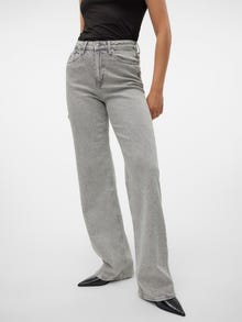 Vero Moda VMTESSA Taille haute Wide Fit Jeans -Medium Grey Denim - 10316541
