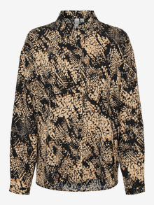 Vero Moda Tavapärane lõige Särgikrae Nööpidega mansetid Särk -Tigers Eye - 10316567