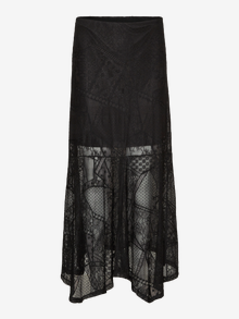 Vero Moda VMLOLLIE Long skirt -Black - 10316716
