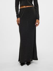 Vero Moda VMKANVA Mid waist Long Skirt -Black - 10316739