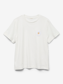 Vero Moda VMNAIMA T-Shirt -Snow White - 10316750