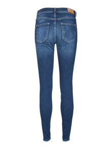 Vero Moda VMLUX Mid rise Slim fit Jeans -Medium Blue Denim - 10316883