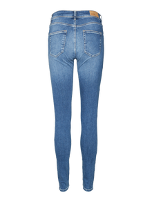 Vero Moda VMLUX Vita media Slim Fit Jeans -Medium Blue Denim - 10316898