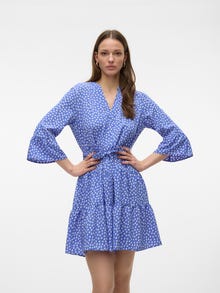 Vero Moda VMZERA Kort kjole -Wedgewood - 10316985