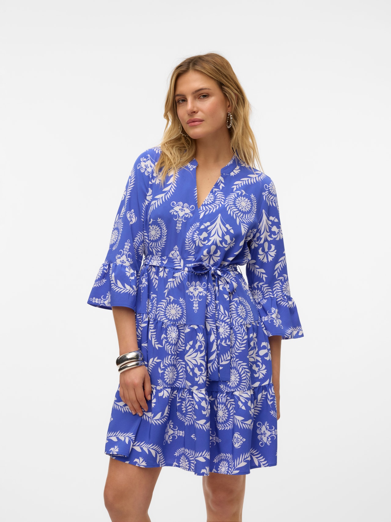 Vero Moda VMZERA Kort kjole -Dazzling Blue - 10316985