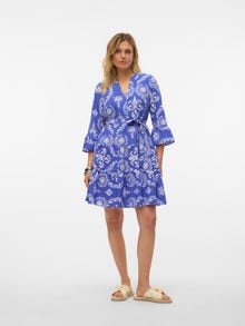 Vero Moda VMZERA Kort kjole -Dazzling Blue - 10316985