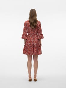 Vero Moda VMZERA Krótka sukienka -Marsala - 10316985