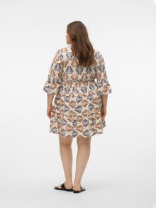 Vero Moda VMZERA Kort klänning -White Asparagus - 10316986