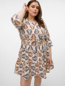 Vero Moda VMZERA Kort klänning -White Asparagus - 10316986