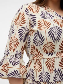 Vero Moda VMZERA Kort klänning -White Asparagus - 10316986