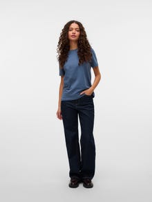 Vero Moda VMPAULINA T-Shirt -China Blue - 10316991