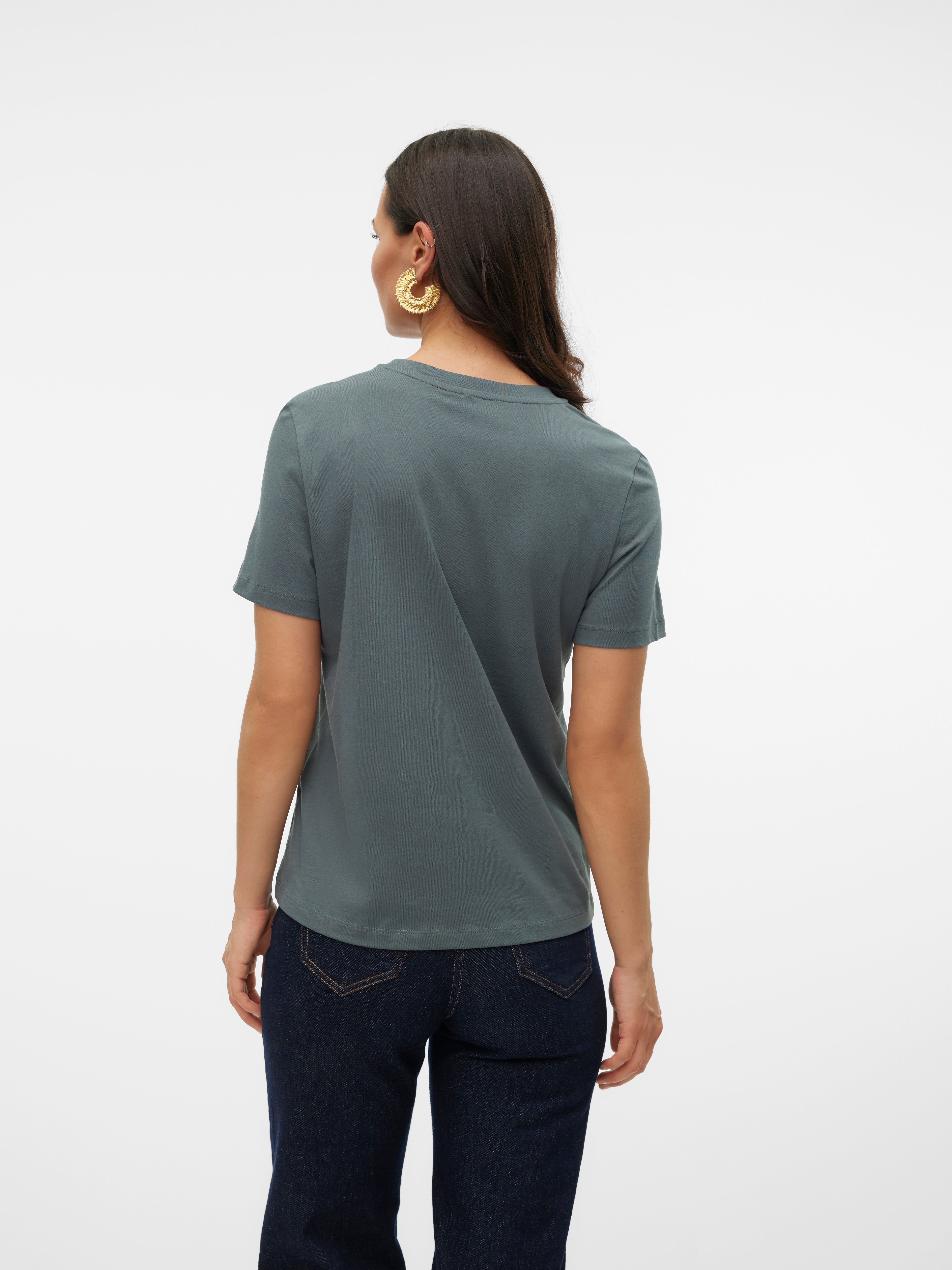 VMPAULINA T-Shirt | Dunkelgrün | Vero Moda® 