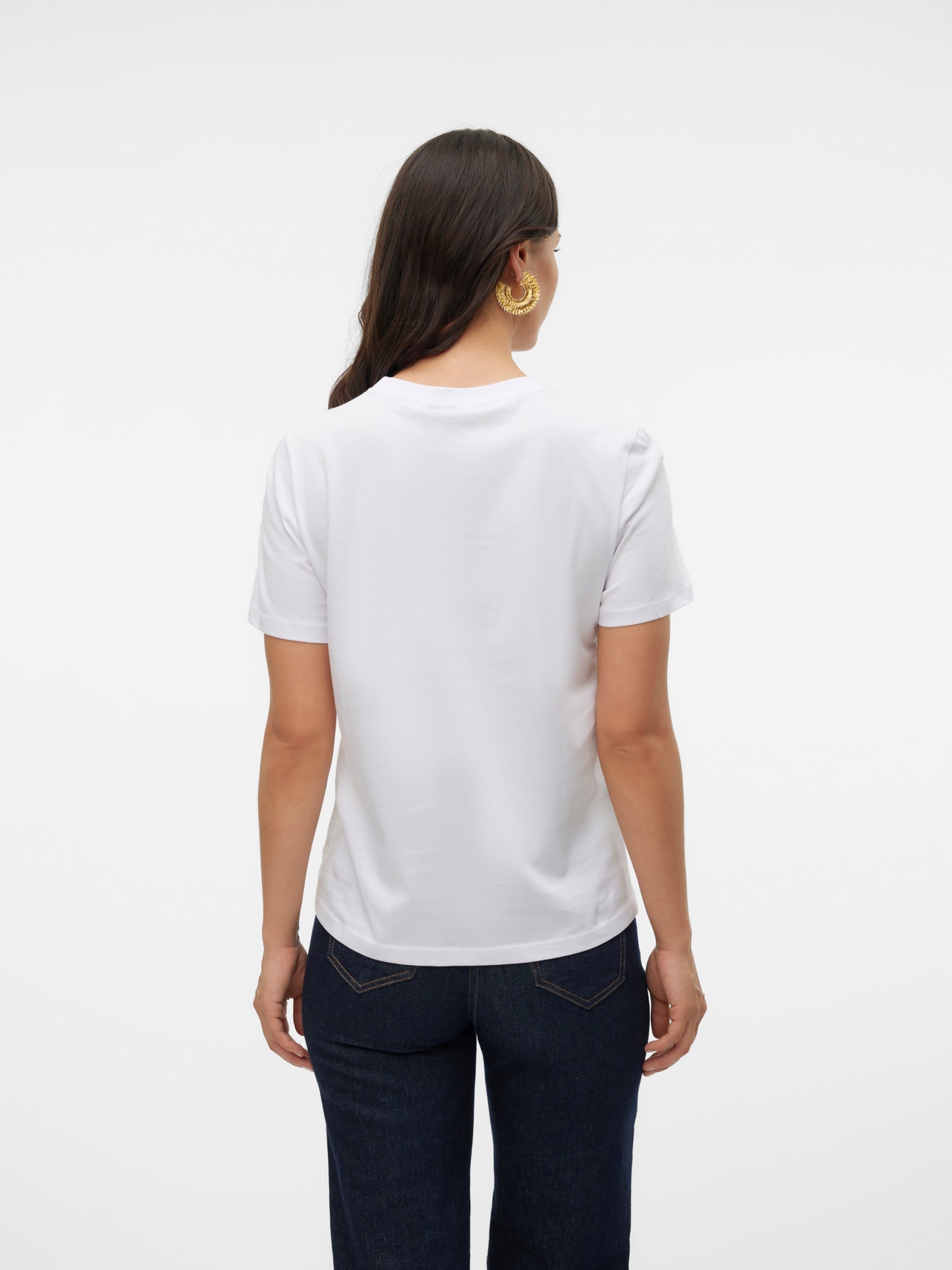 Vero Moda VMPAULINA T-skjorte -Bright White - 10316991