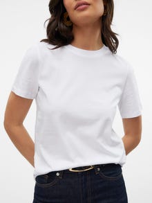 Vero Moda VMPAULINA T-skjorte -Bright White - 10316991