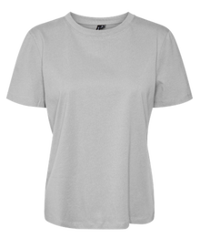 Vero Moda VMPAULINA T-shirt -Light Grey Melange - 10316991