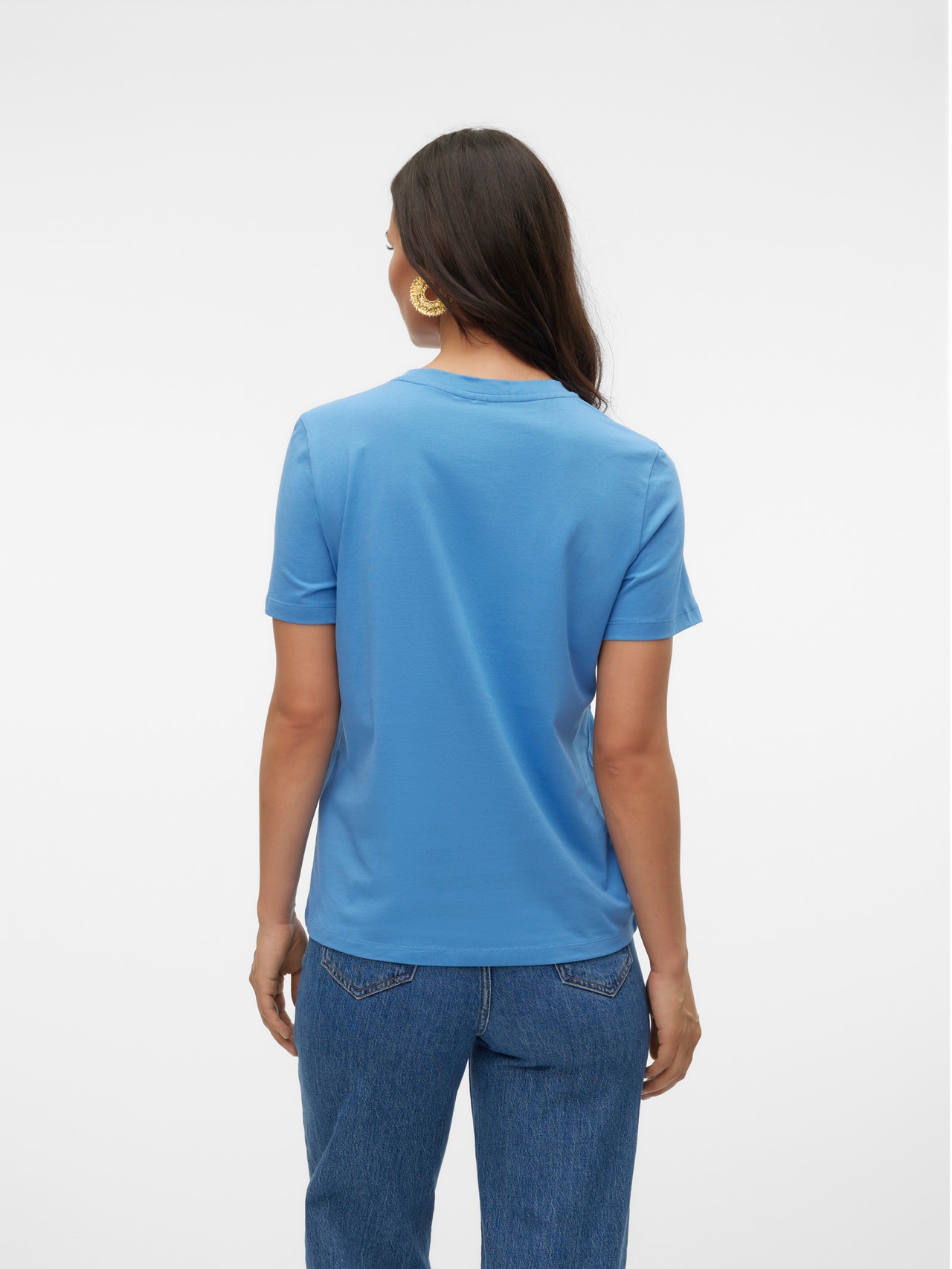 Vero Moda VMPAULINA T-shirt -Blue Jasper - 10316991