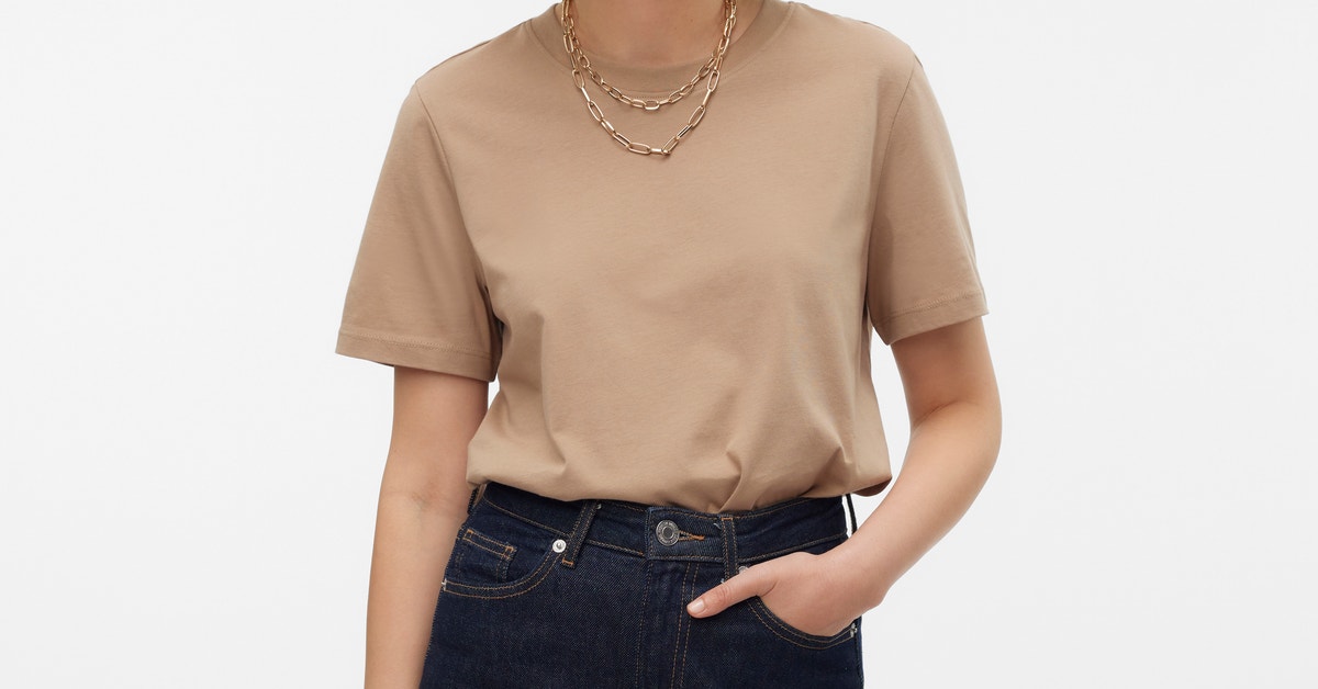 VMPAULINA T-Shirt | Hellbraun | Vero Moda®