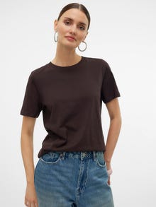 Vero Moda VMPAULINA T-Shirt -Chocolate Torte - 10316991
