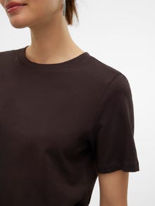 Vero Moda VMPAULINA T-Shirt -Chocolate Torte - 10316991