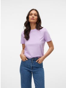 Vero Moda VMPAULINA T-shirts -Lavendula - 10316991