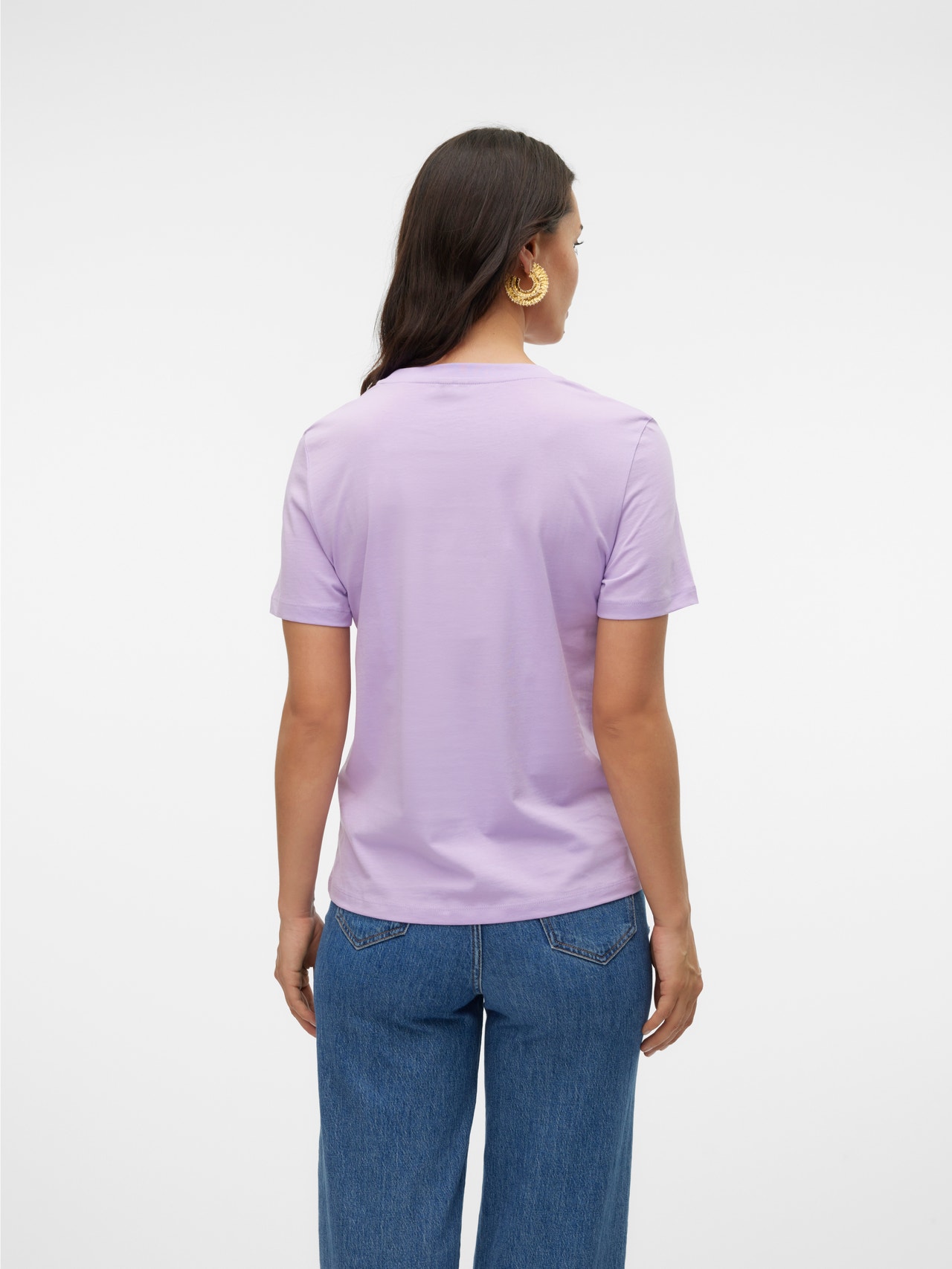 Vero Moda VMPAULINA T-skjorte -Lavendula - 10316991