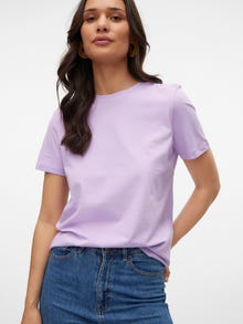 Vero Moda VMPAULINA T-shirts -Lavendula - 10316991