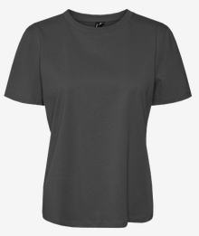Vero Moda VMPAULINA T-Shirt -Dark Grey Melange - 10316991