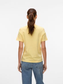 Vero Moda VMPAULINA T-Shirt -Lemon Meringue - 10316991