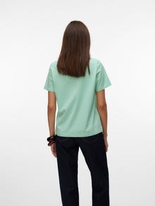 Vero Moda VMPAULINA T-shirts -Birds Egg Green - 10316991