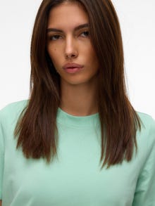 Vero Moda VMPAULINA T-shirts -Birds Egg Green - 10316991