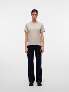 Vero Moda VMPAULINA T-Shirt -Moonbeam - 10316991
