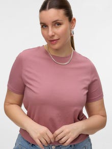 Vero Moda VMPAULINA Marškinėliai -Nostalgia Rose - 10316991