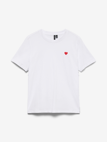 Vero Moda VMPAULINA T-Shirt -Bright White - 10316991
