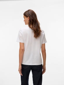 Vero Moda VMPAULINA T-Shirt -Bright White - 10316991
