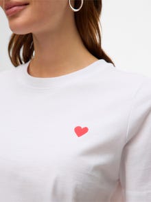 Vero Moda VMPAULINA T-shirt -Bright White - 10316991