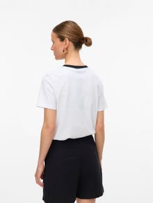 Vero Moda VMPAULINA T-shirt -Bright White - 10316991