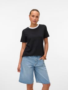 Vero Moda VMPAULINA T-Shirt -Black - 10316991