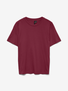 Vero Moda VMPAULINA T-Shirt -Tibetan Red - 10316991