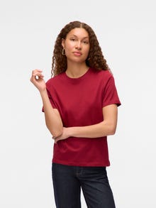 Vero Moda VMPAULINA T-Shirt -Tibetan Red - 10316991
