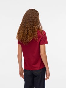 Vero Moda VMPAULINA T-Shirt -Tibetan Red - 10316991
