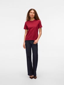 Vero Moda VMPAULINA T-Shirt -Tibetan Red - 10316991