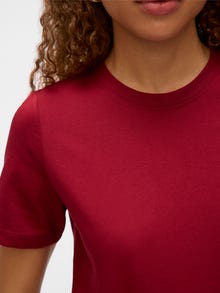 Vero Moda VMPAULINA T-Shirt -Tibetan Red - 10316991