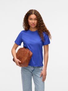 Vero Moda VMPAULINA T-Shirt -Dazzling Blue - 10316991
